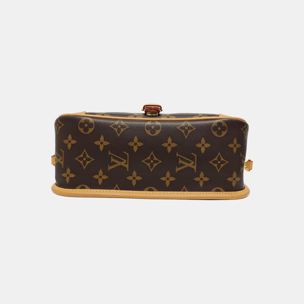 DIANE Monogram Coated Canvas Brown