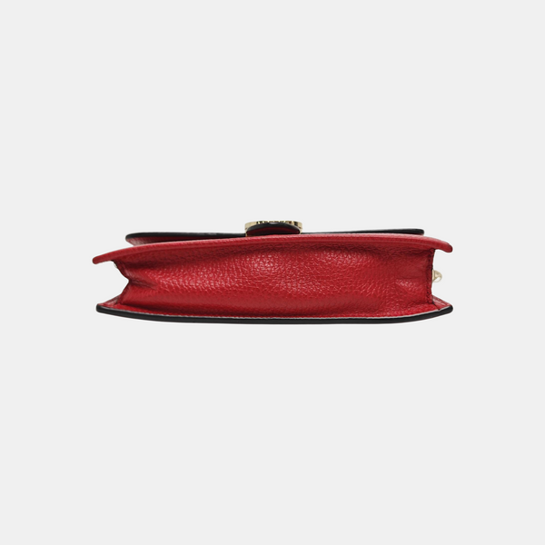 Calfskin Shoulder Bag Red