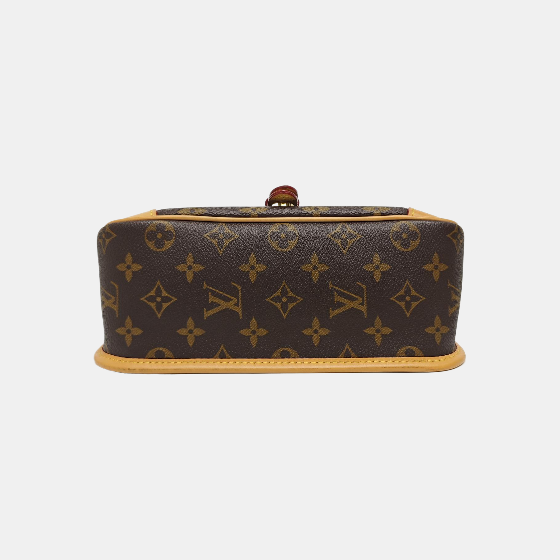 DIANE Monogram Coated Canvas Brown