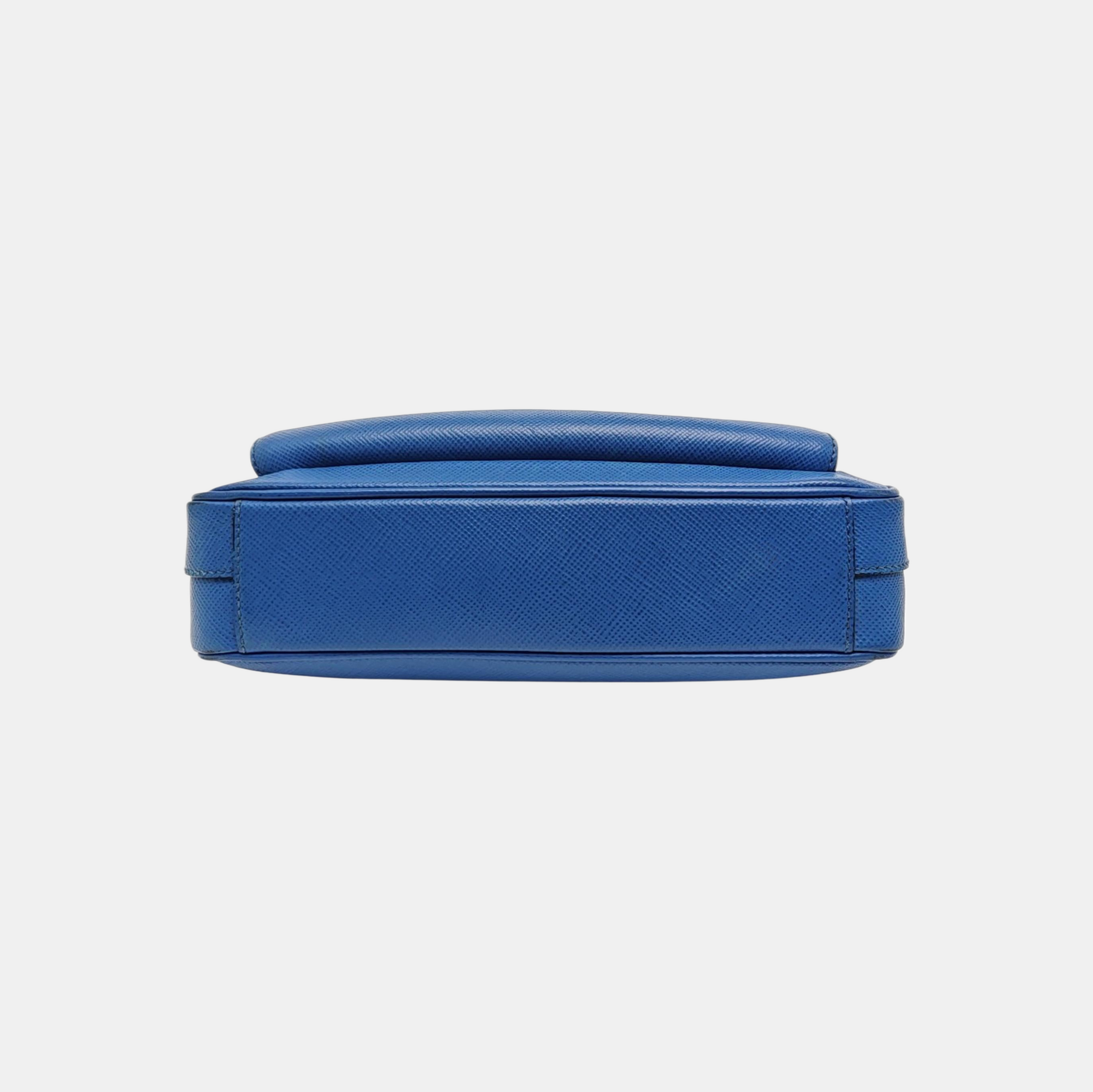 Saffiano Calfskin Tote Bag Blue