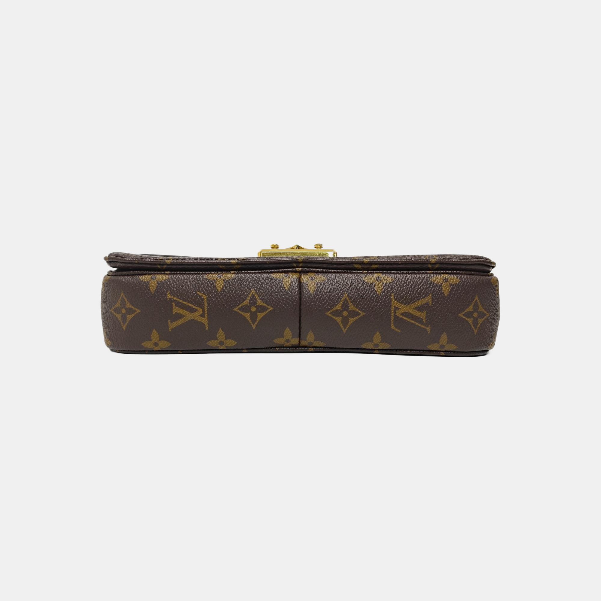 MARCEAU Monogram Coated Canvas Brown