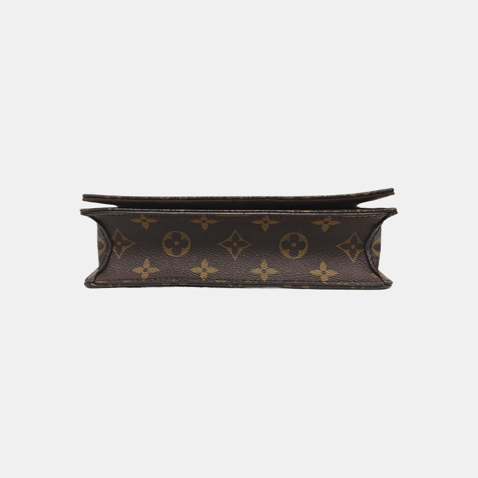 Lily Monogram Coated Canvas Brown