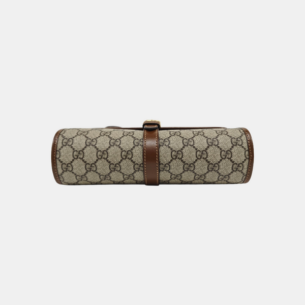 Monogram Coated Canvas Shoulder Bag Beige