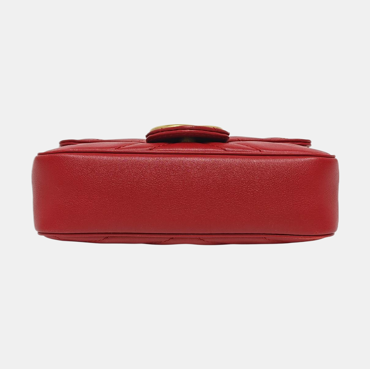 GG Marmont Mini Quilted Calfskin Red