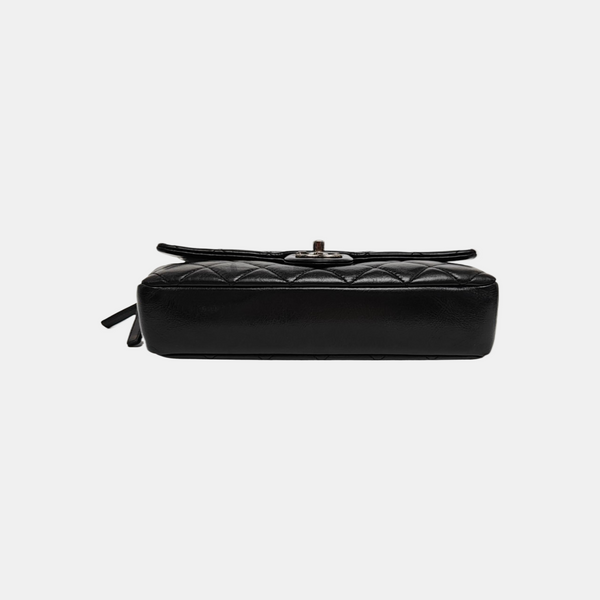 CC CROWN Quilted Calfskin Black