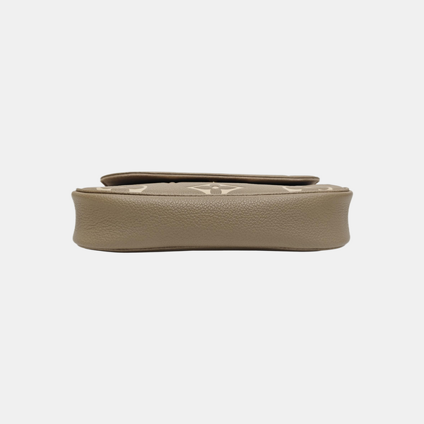 IVY Monogram Calfskin Gray
