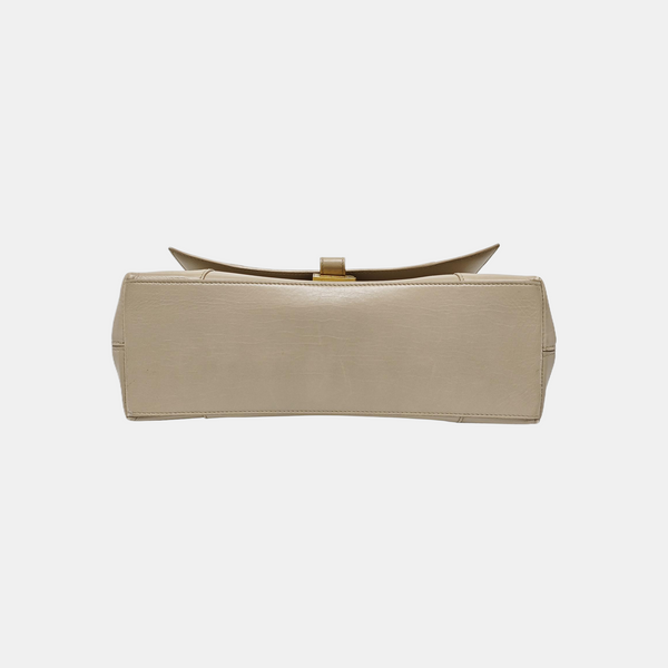 Downtown Small Calfskin Beige