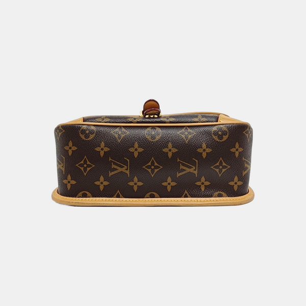 DIANE Monogram Coated Canvas Brown