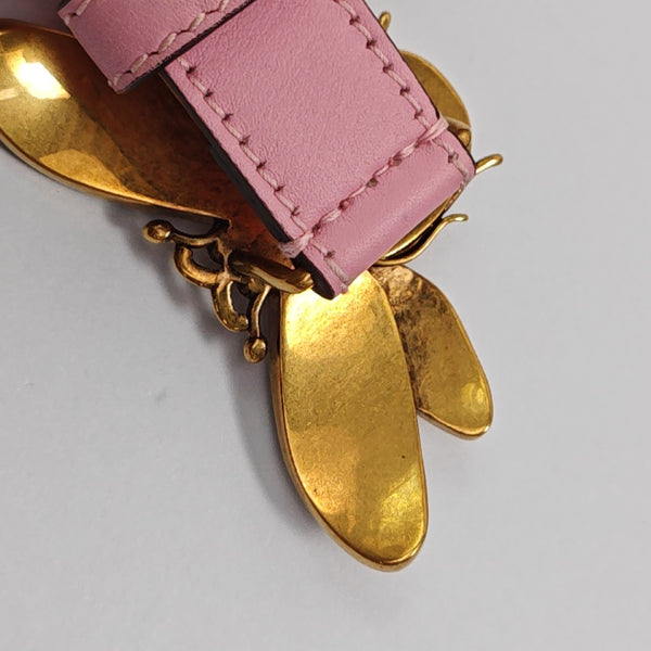 Leather Belt Red