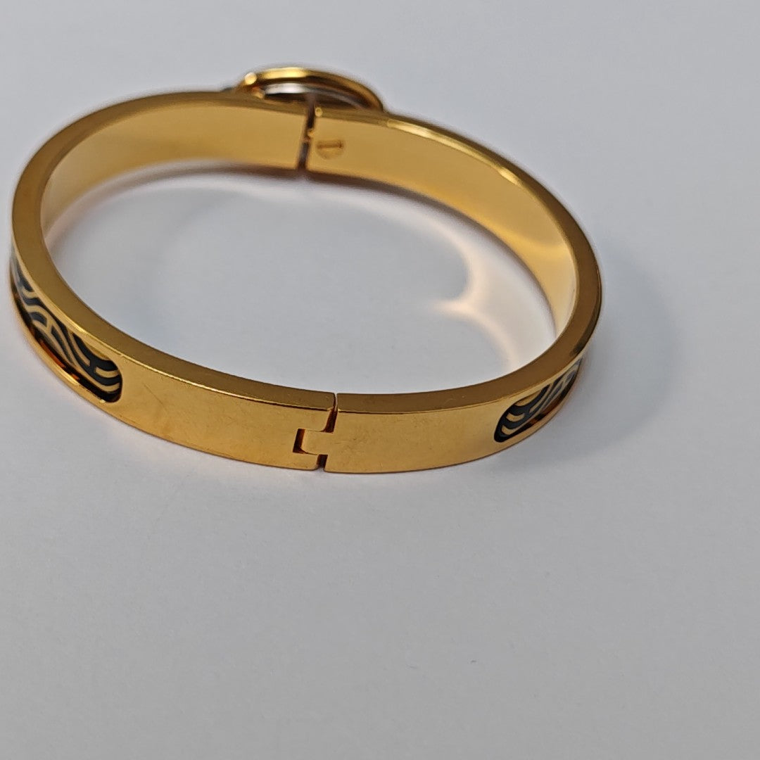 Chaine D'ancre Metal Gold Bangle