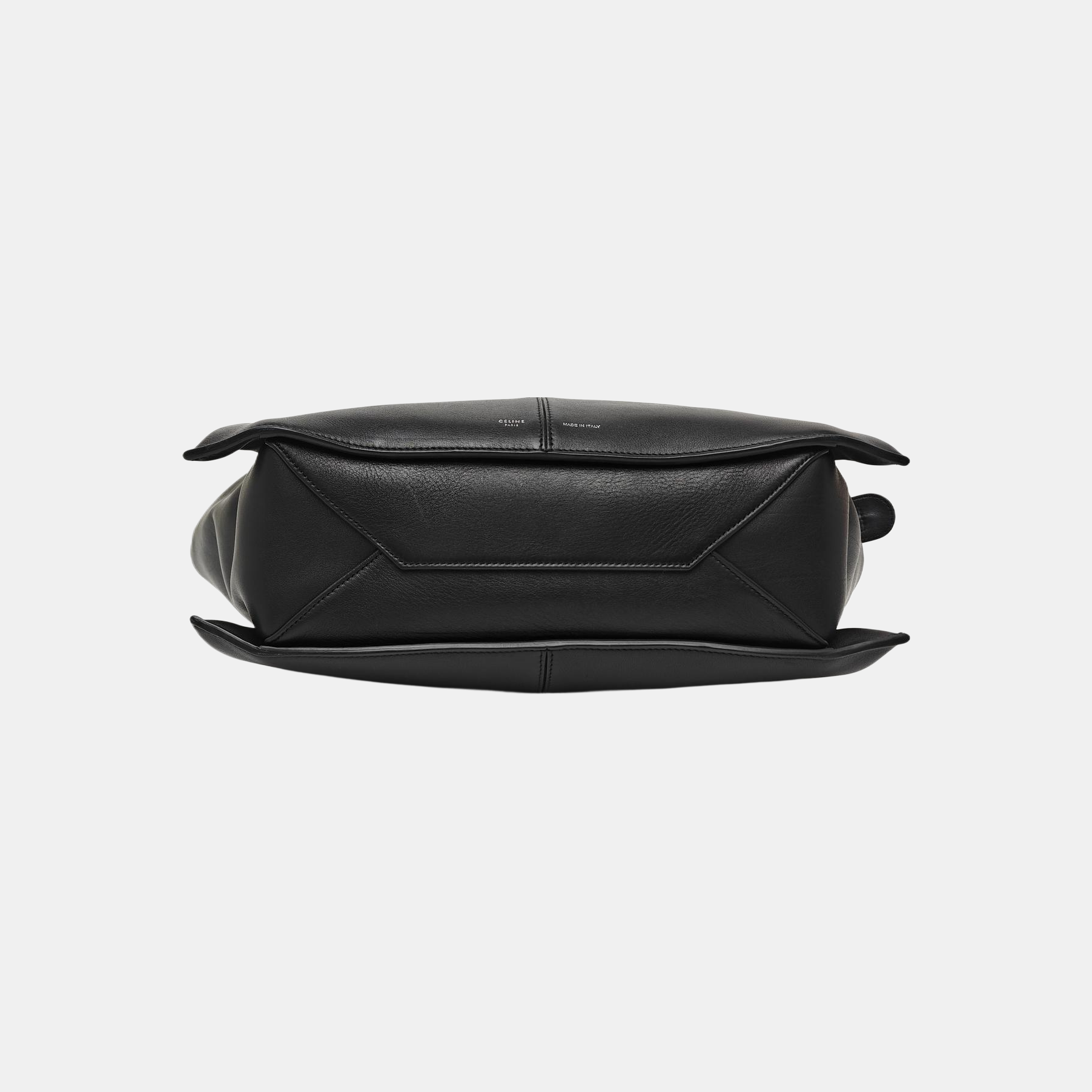 TRI FOLD Medium Calfskin Black