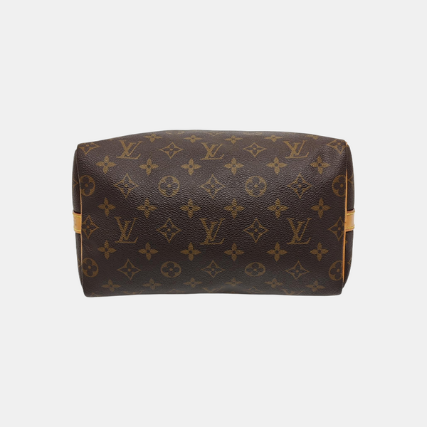 SPEEDY 25 Monogram Coated Canvas Brown