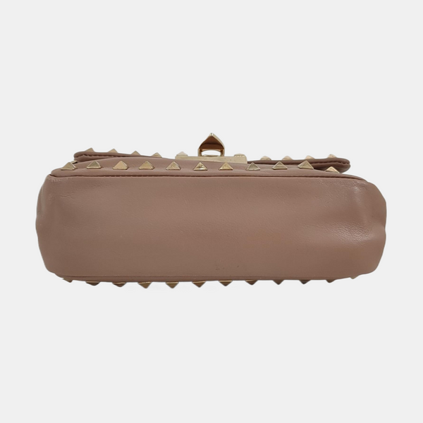 Rockstud Calfskin Pink