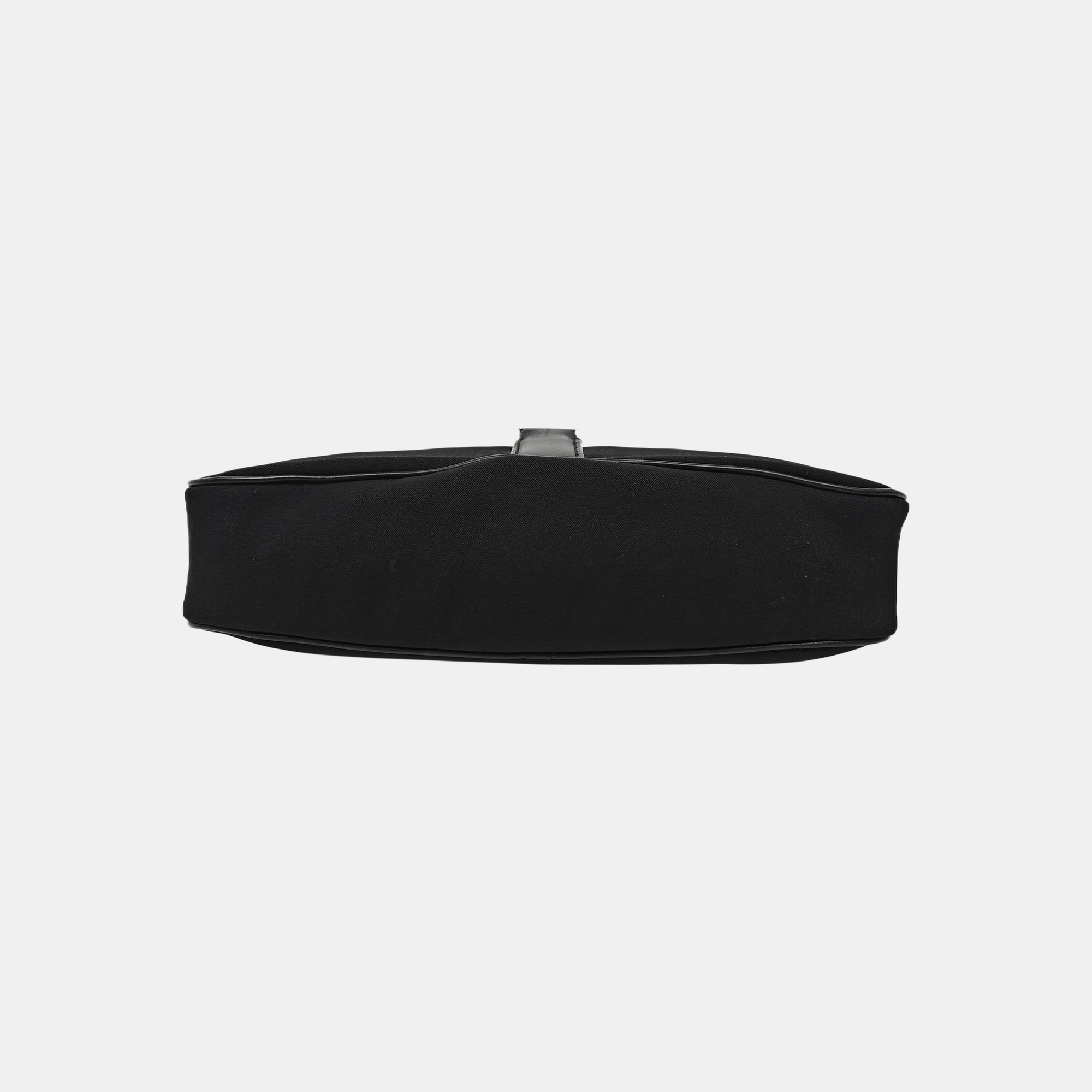 Nylon Top Handle Bag Black