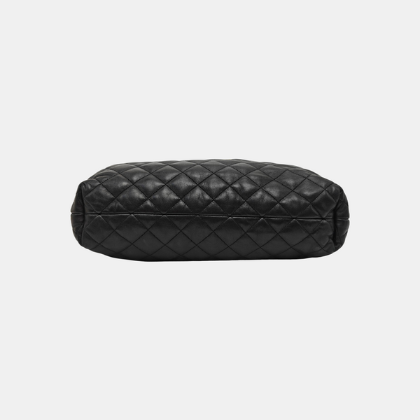 ICARE Extra Large Quilted Lambskin Black