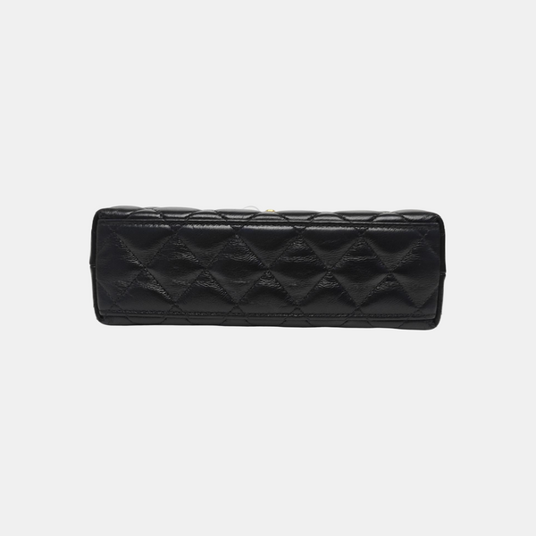 KELLY Mini Quilted Calfskin Black