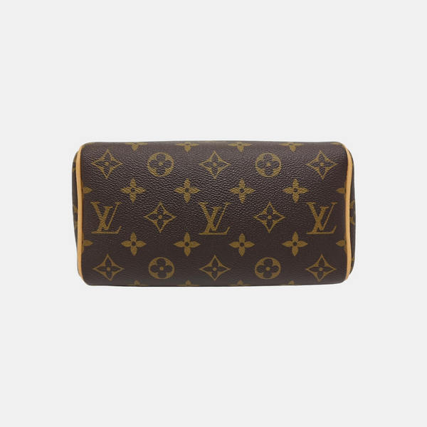 SPEEDY 20 Monogram Coated Canvas Brown