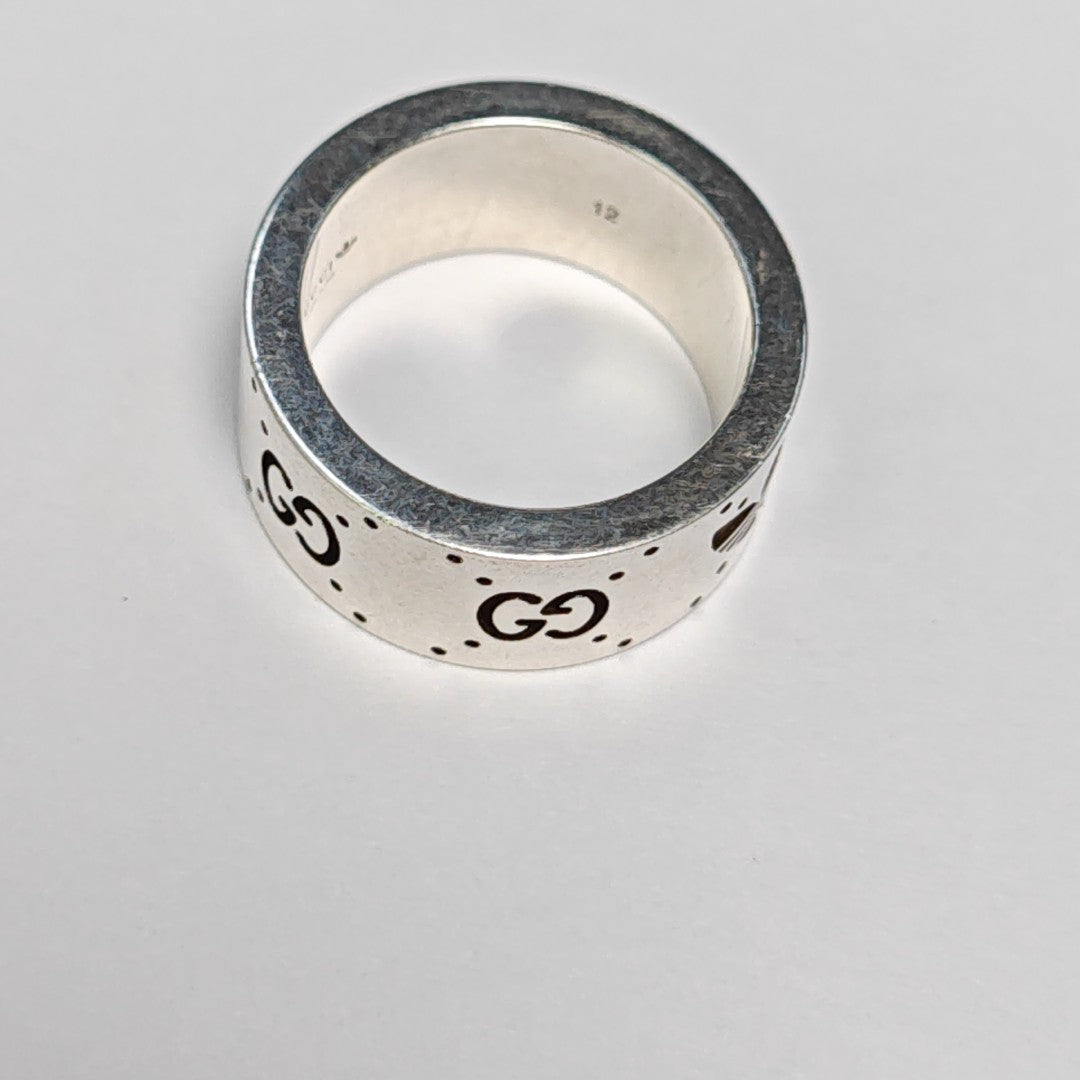 Adidas X Gucci 925 Sterling Silver Ring HK 12
