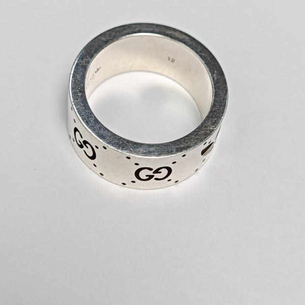 Adidas X Gucci 925 Sterling Silver Ring HK 12