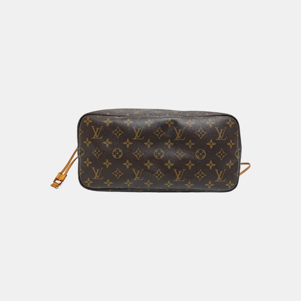 NEVERFULL MM Monogram Coated Canvas Brown