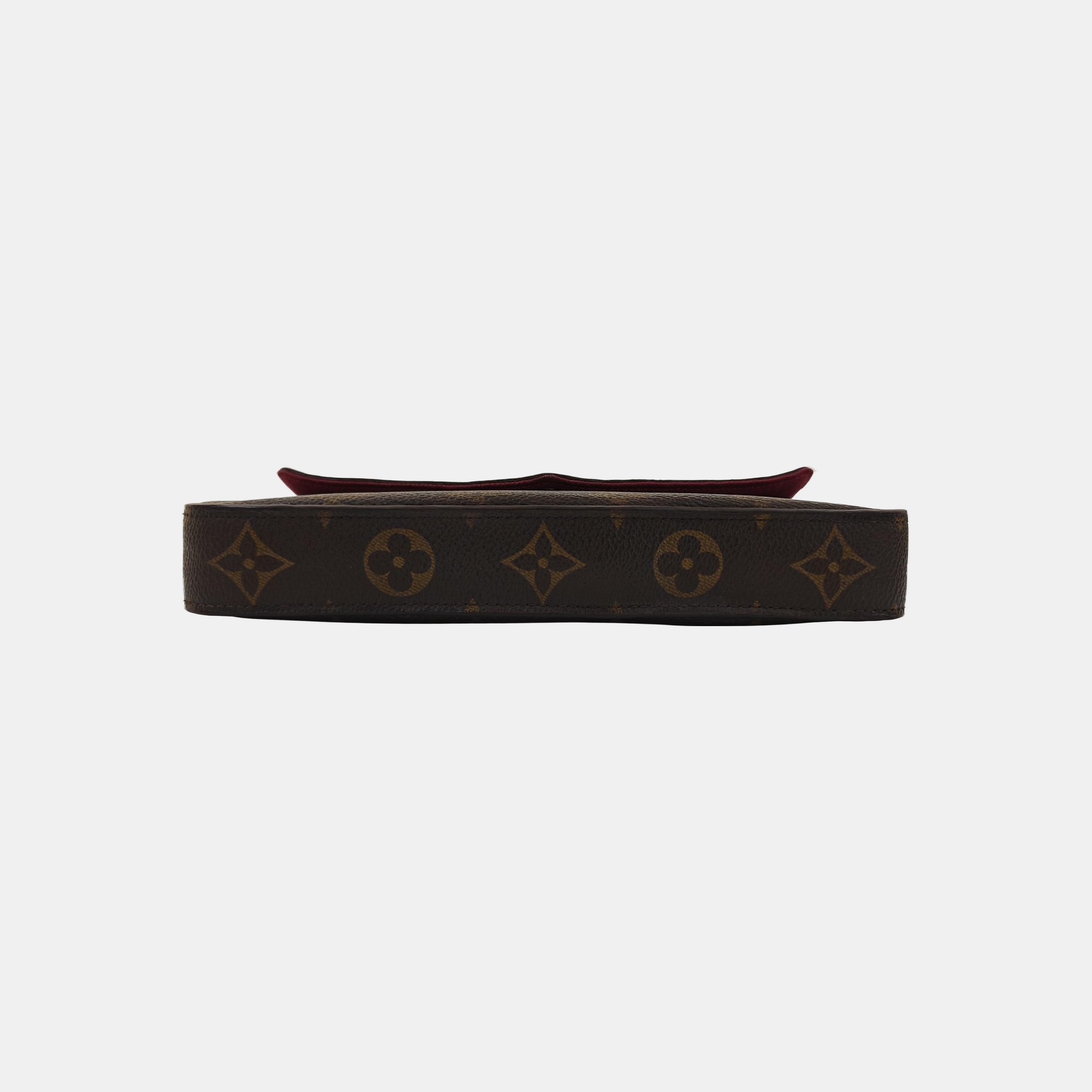 FÉLICIE Monogram Coated Canvas Brown
