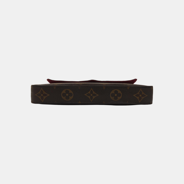 FÉLICIE Monogram Coated Canvas Brown