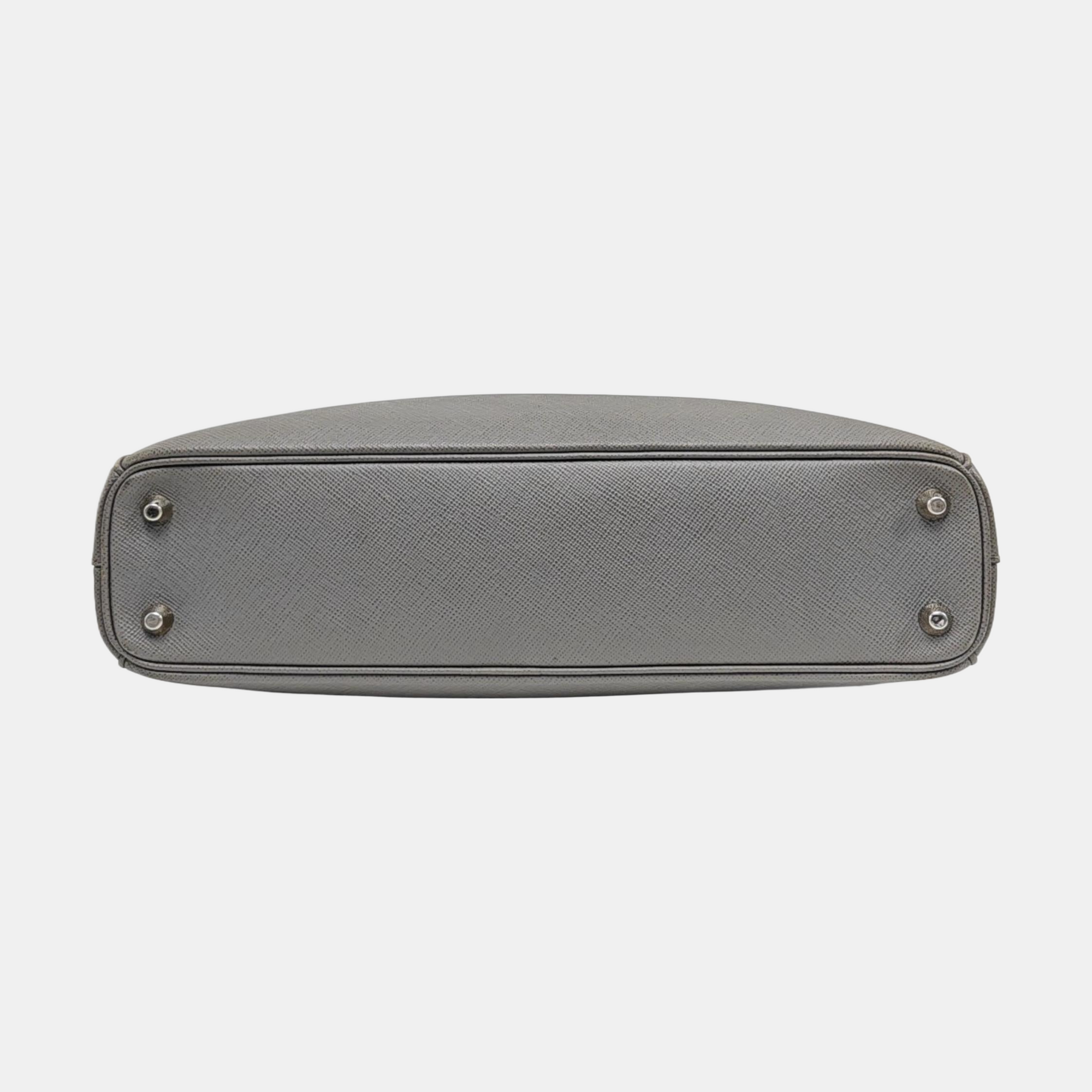 Galleria Large Saffiano Calfskin Gray