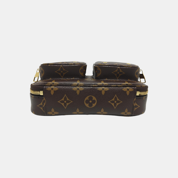 UTILITY Monogram Coated Canvas Brown