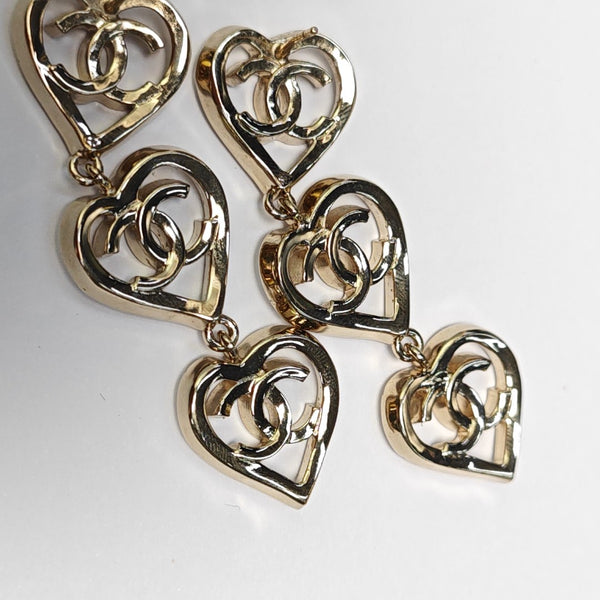 Metal Gold Stud Earrings