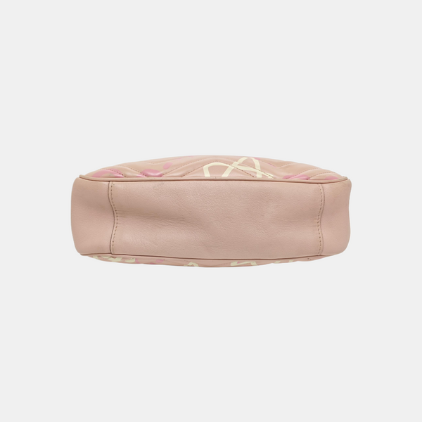 GG Marmont Medium Quilted Calfskin Pink