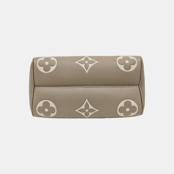 SPEEDY 20 Monogram Calfskin Gray