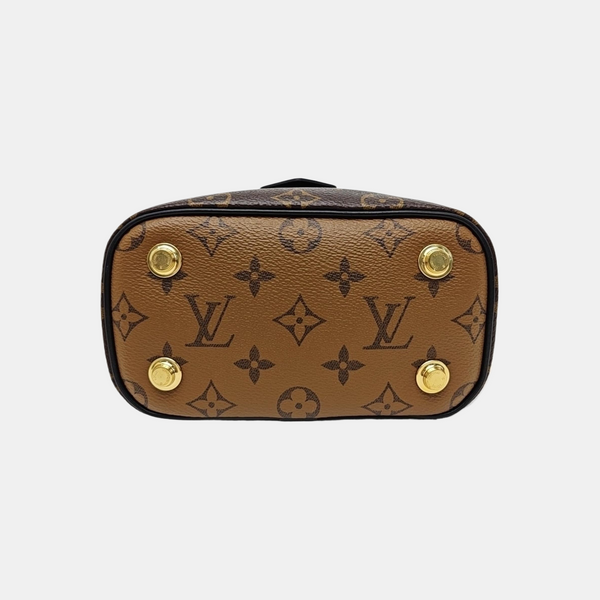 Vanity Chain Pouch Monogram Coated Canvas Brown