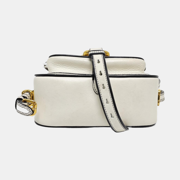 Calfskin Shoulder Bag White