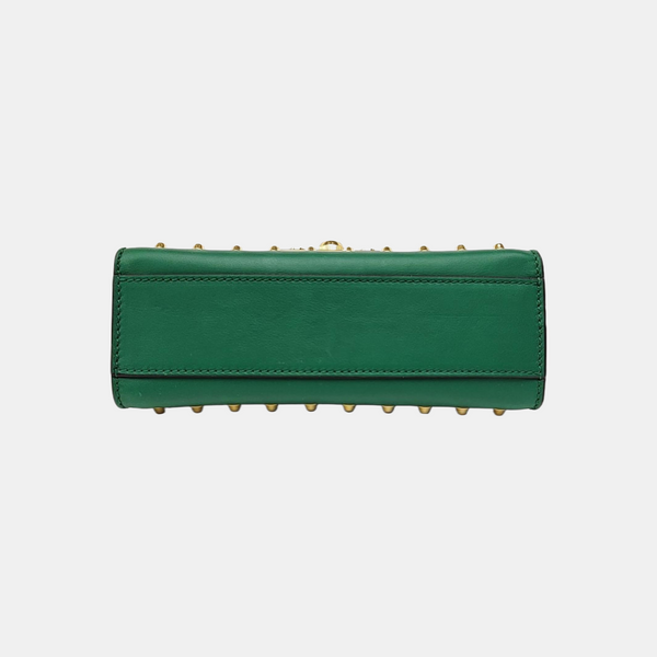 Padlock Small Calfskin Green