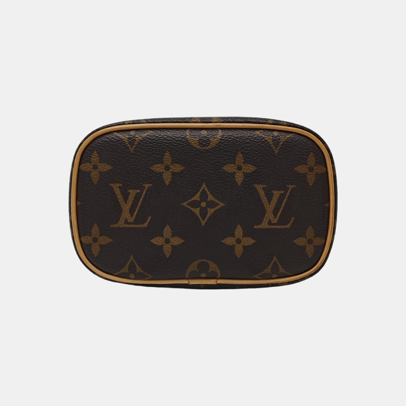 NICE Super Mini Monogram Coated Canvas Brown