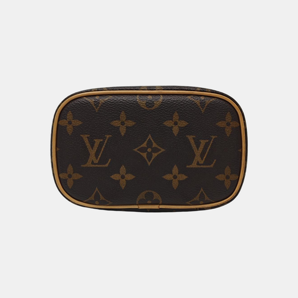 NICE Super Mini Monogram Coated Canvas Brown