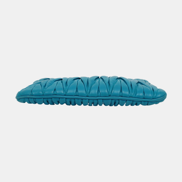 Matelassé Quilted Lambskin Blue