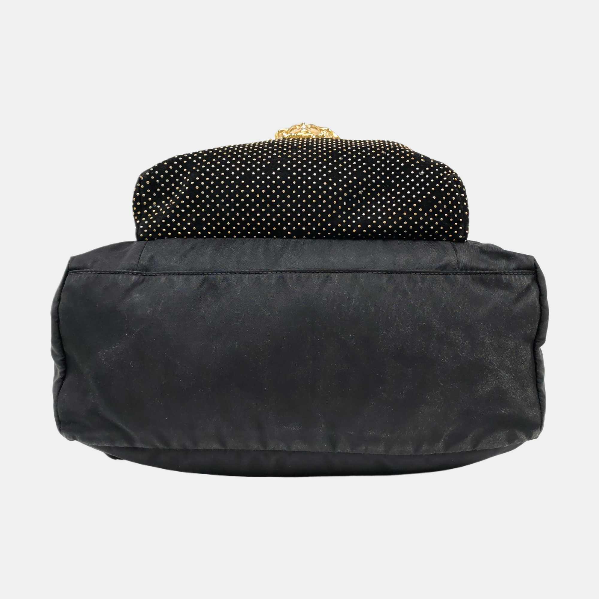 Fabric Backpack Black