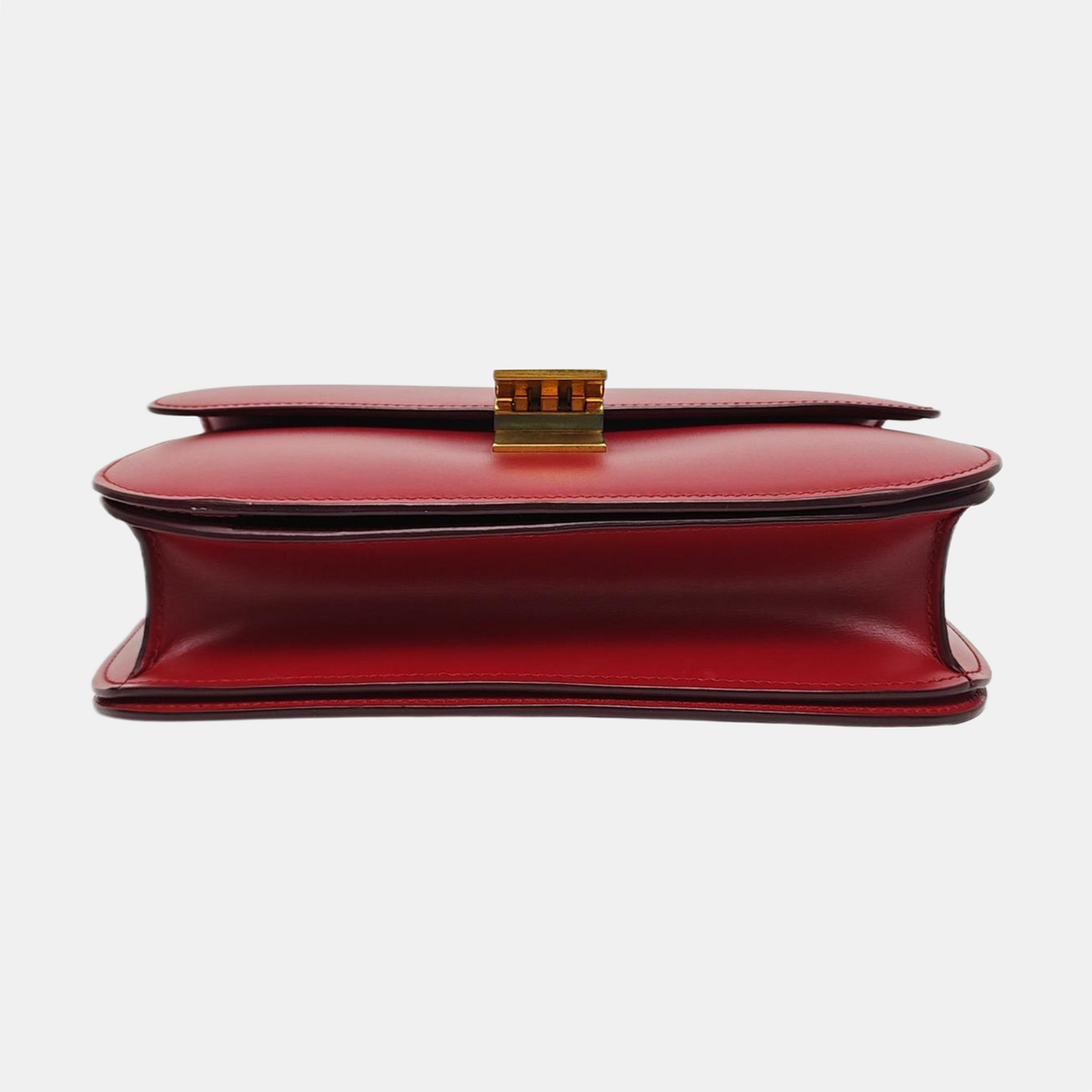 Authenticated pre-owned  CLASSIC BOX Medium Calfskin Red - Crossbody Bag at Looply