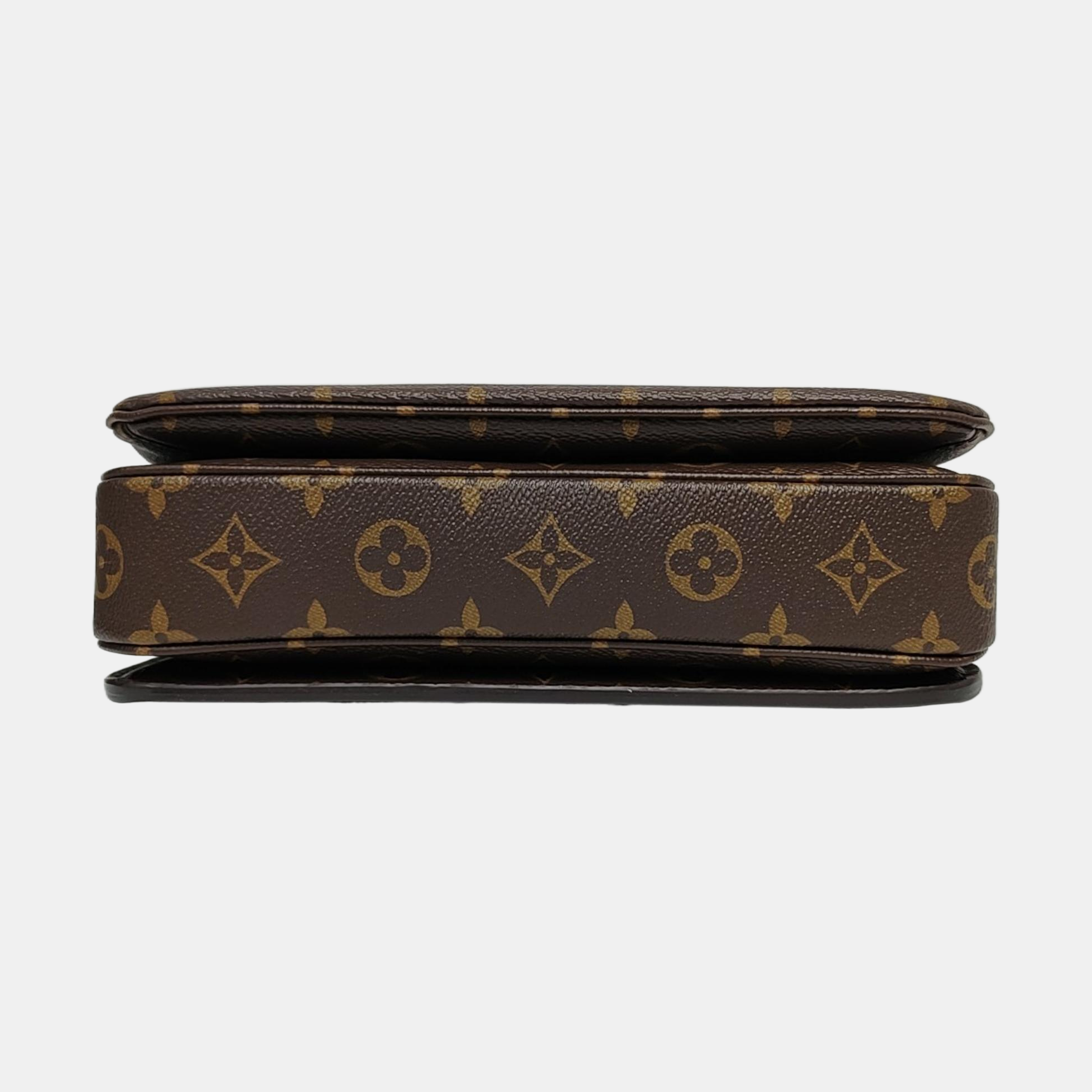 Authenticated pre-owned  MÉTIS MM Monogram Coated Canvas Brown - Shoulder Bag at Looply