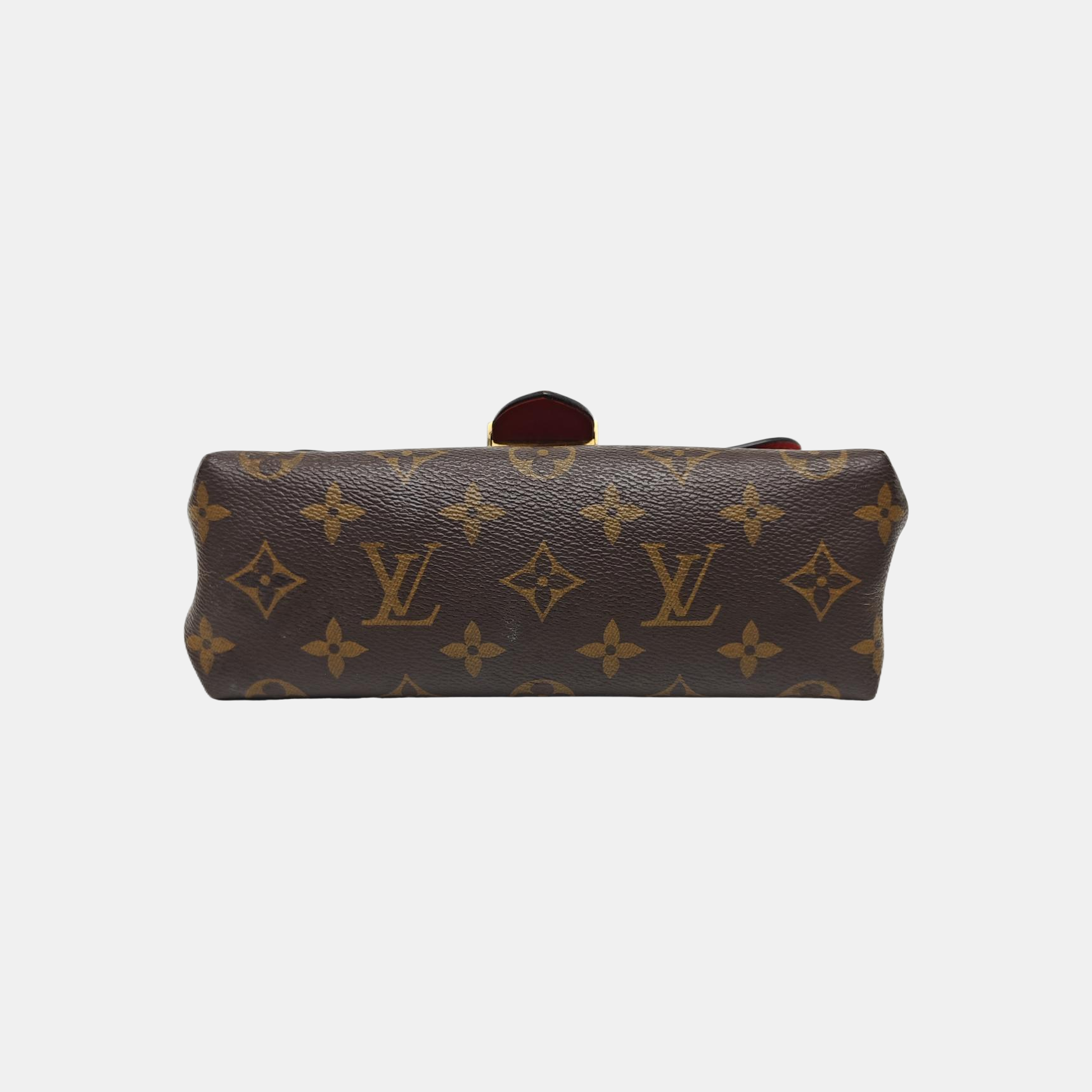 LOCKY BB Monogram Coated Canvas Red