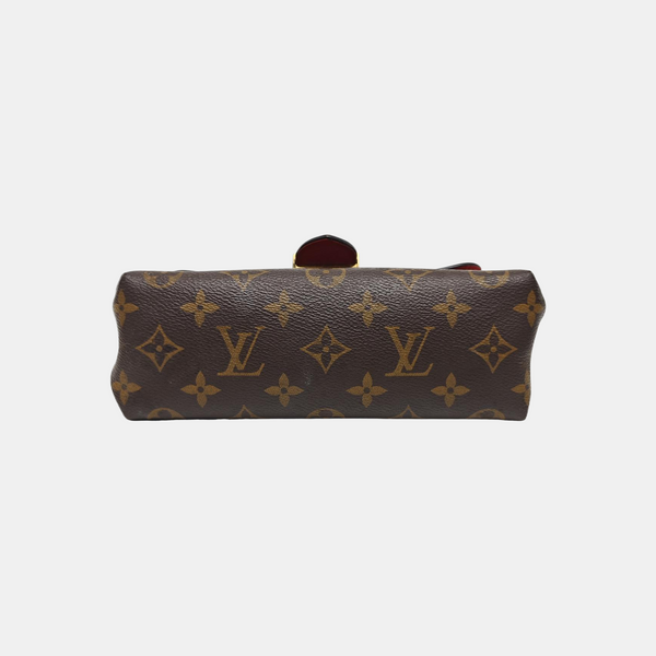 LOCKY BB Monogram Coated Canvas Red