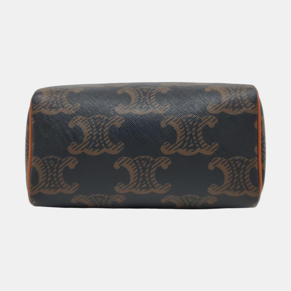 MACADAM Small Coated Canvas Brown