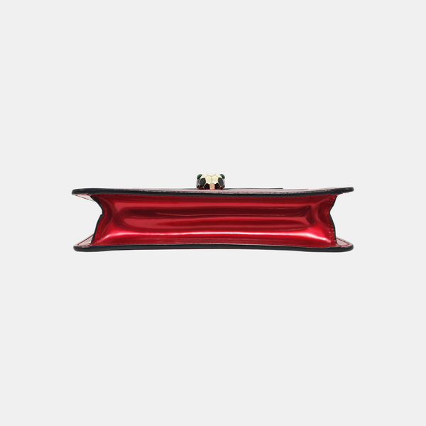 SERPENTI FOREVER Small Patent Leather Red