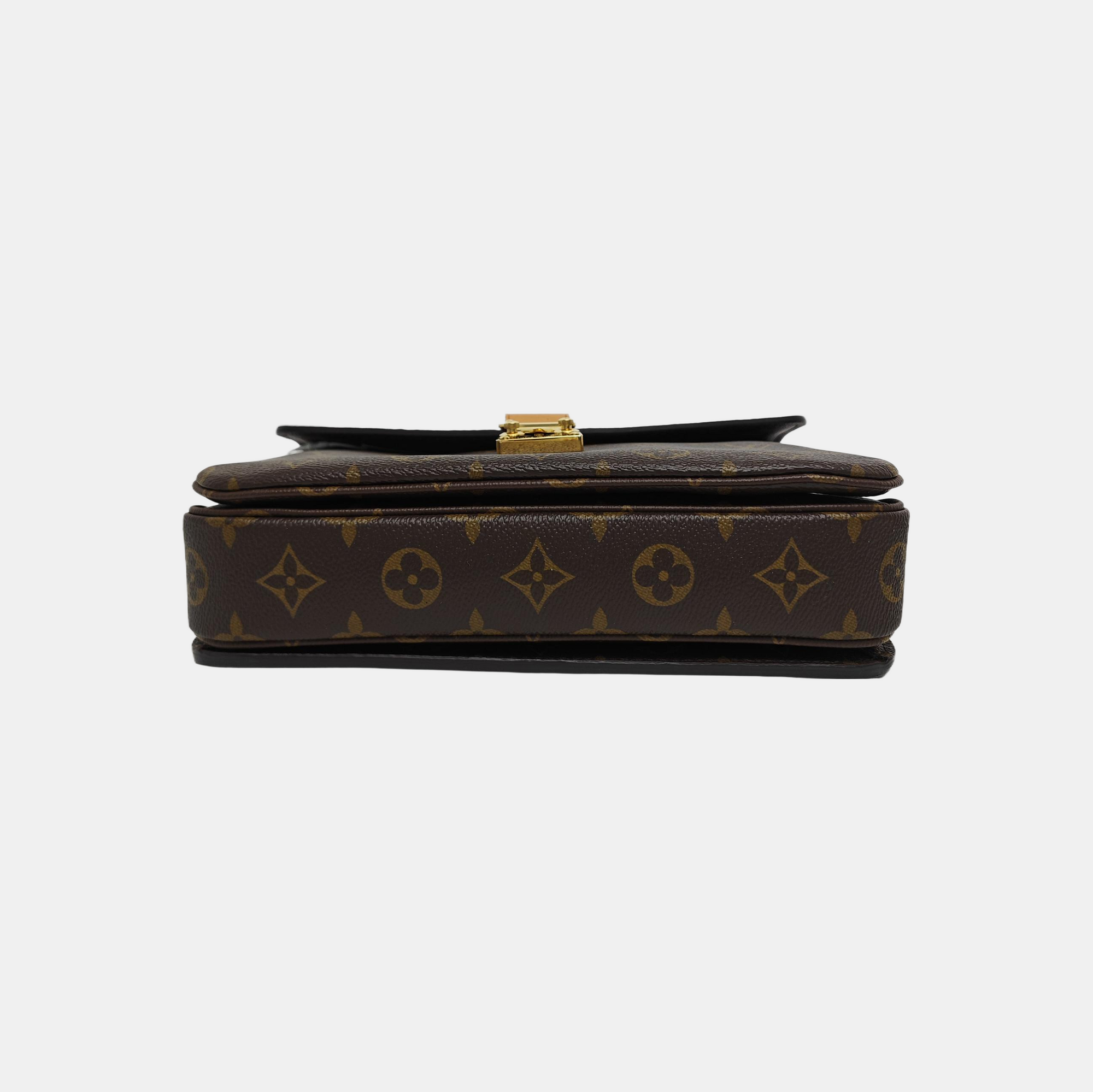 MÉTIS MM Monogram Coated Canvas Brown