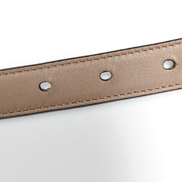 Leather Belt Beige