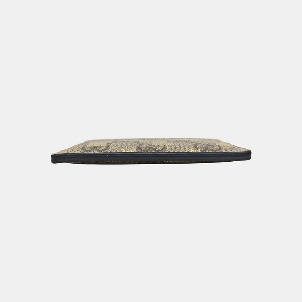 Monogram Coated Canvas Card Holder Beige