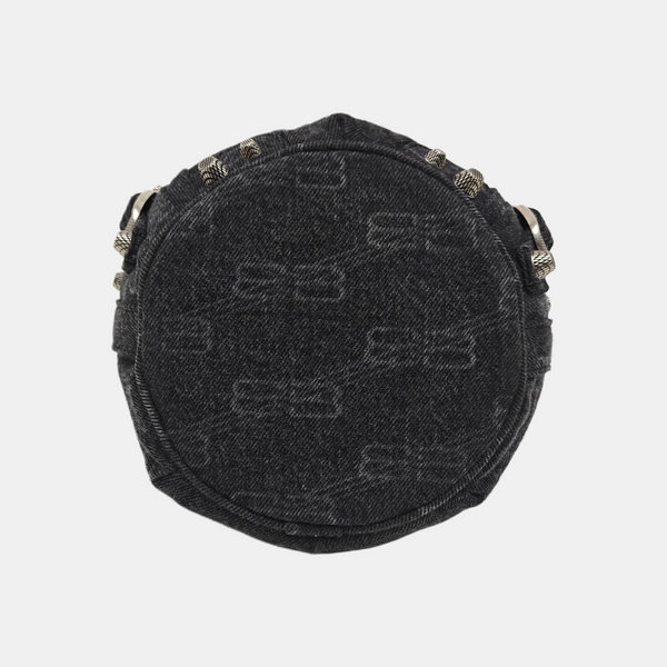 Fabric Bucket Bag Gray
