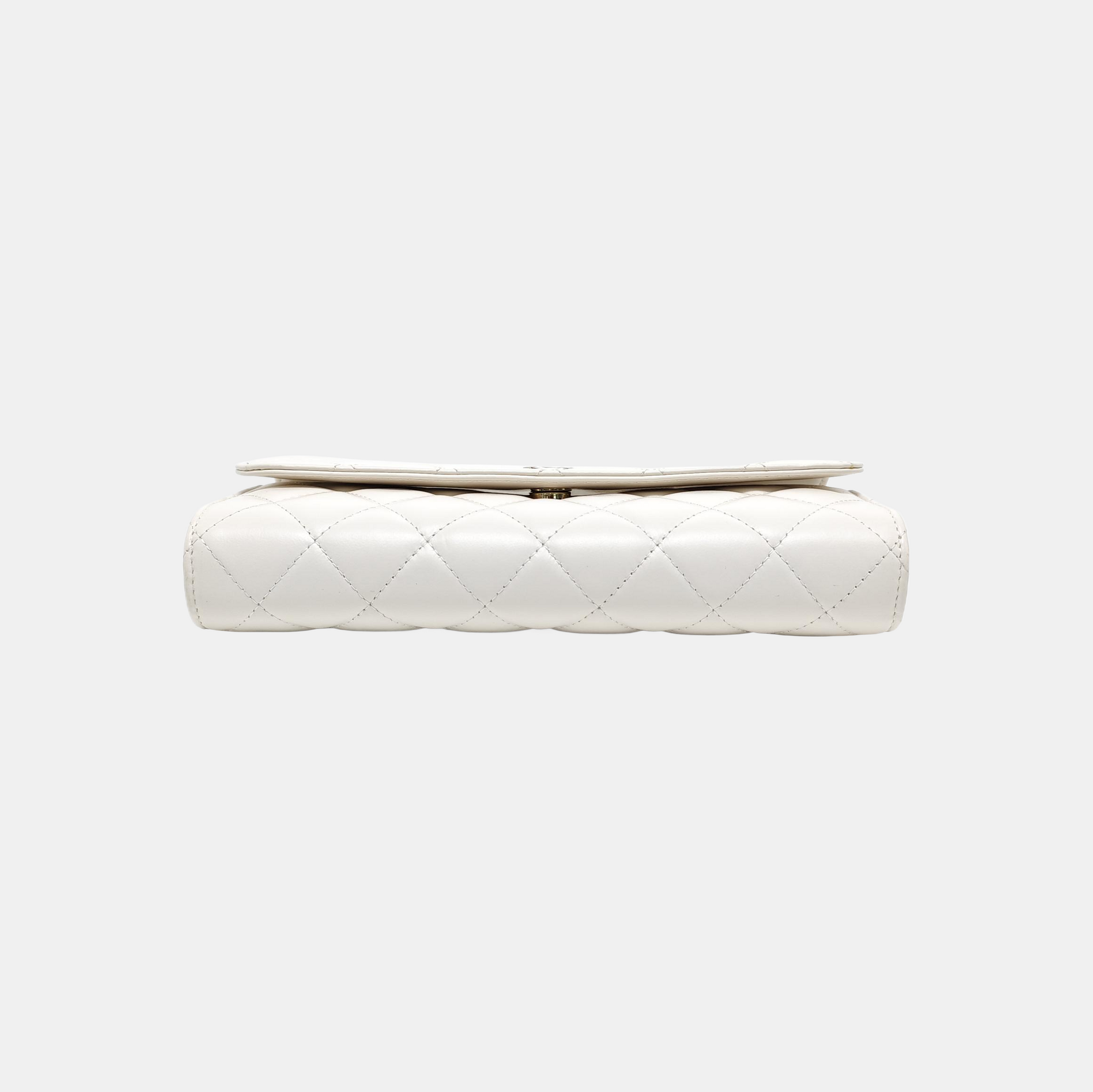 Quilted Calfskin White
