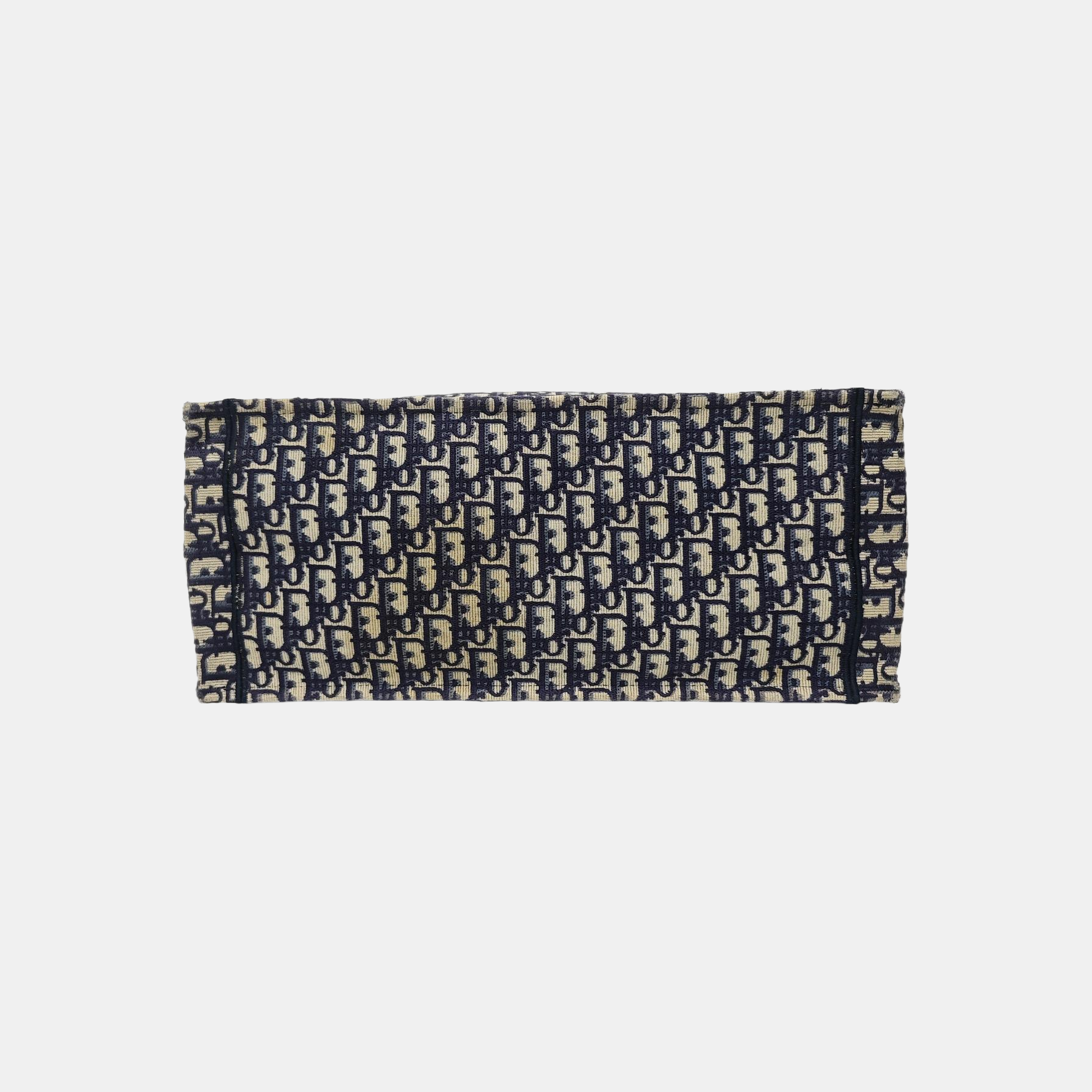 Book Tote Large Oblique Canvas Blue